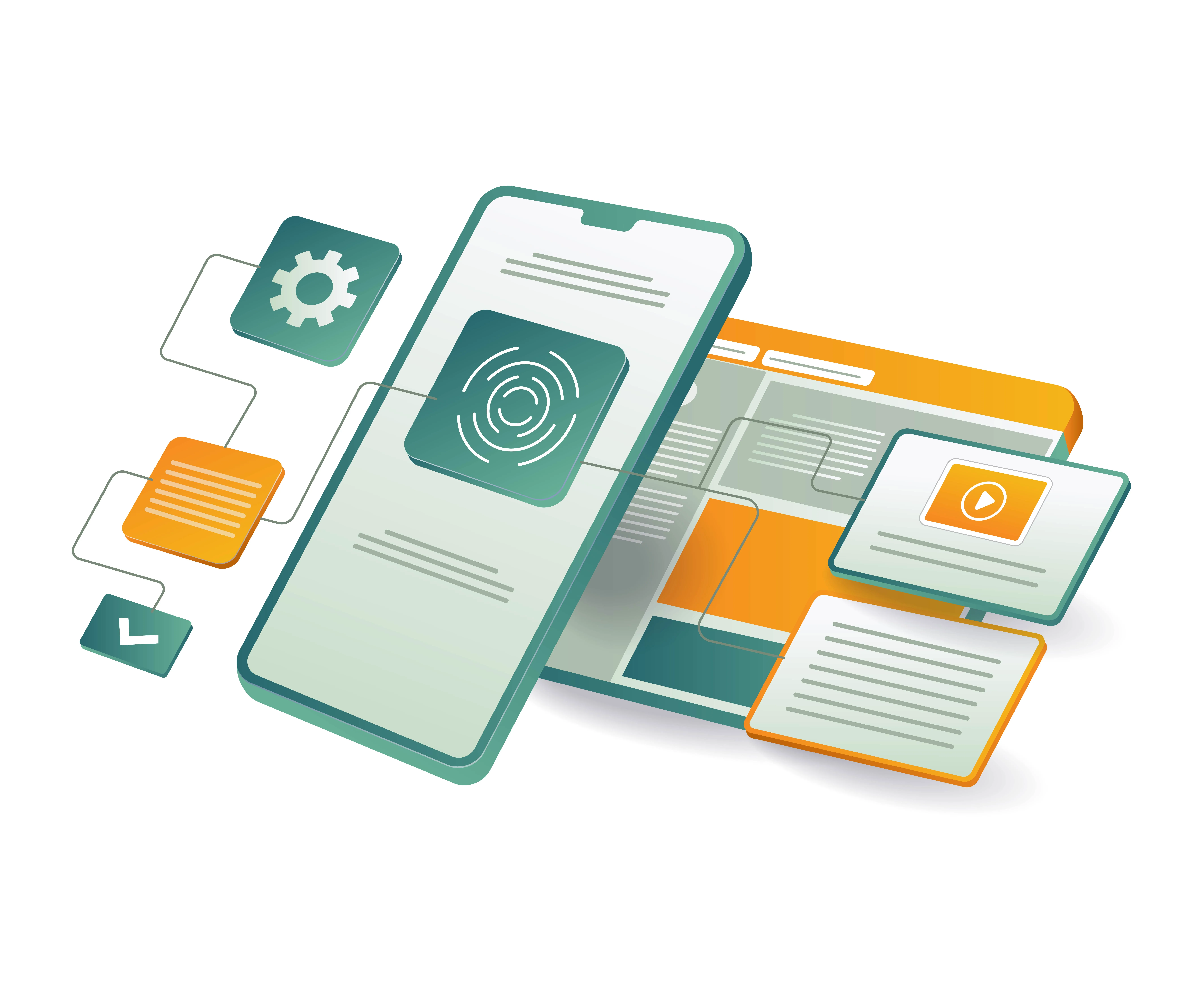 Mobile App mockups and development workflow